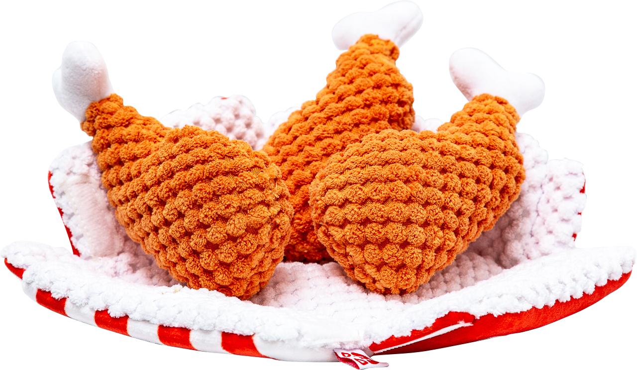 Pawty Dog Toys PAWTY Fried Chicken Interactive Toy