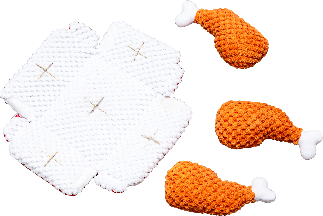 Pawty Dog Toys PAWTY Fried Chicken Interactive Toy
