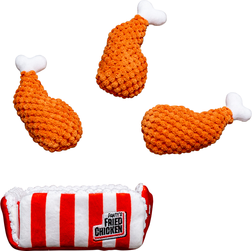 Pawty Dog Toys PAWTY Fried Chicken Interactive Toy
