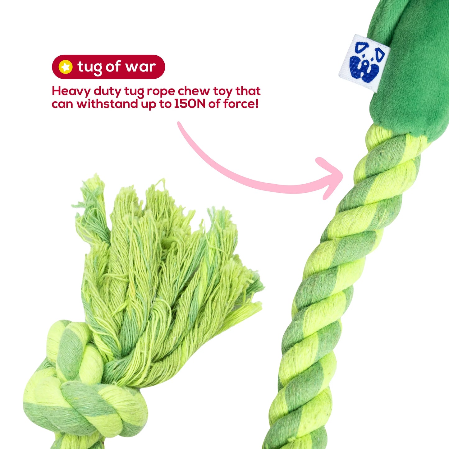 Pawty Dog Toys Tug & Treat Rose Interactive Toy