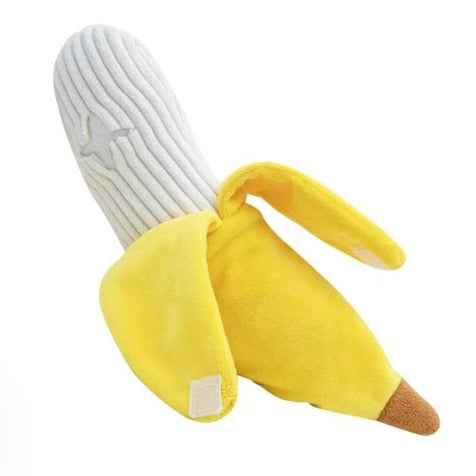 Pawty Dog Toys Peelable Banana Interactive Dog Toy