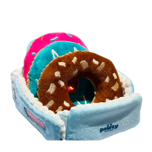 Pawty Dog Toys Pawty's Donuts Interactive Toy