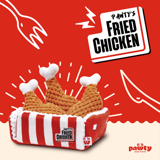 Pawty Dog Toys PAWTY Fried Chicken Interactive Toy