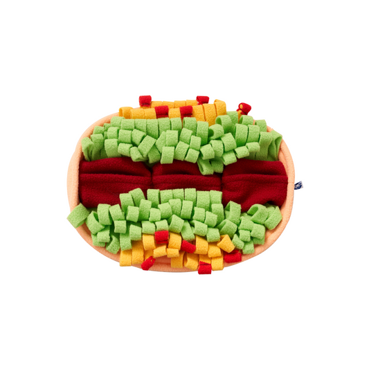 Pawty Dog Toys Chewpotle Bowl Slow Feeder Snuff Interactive Toy