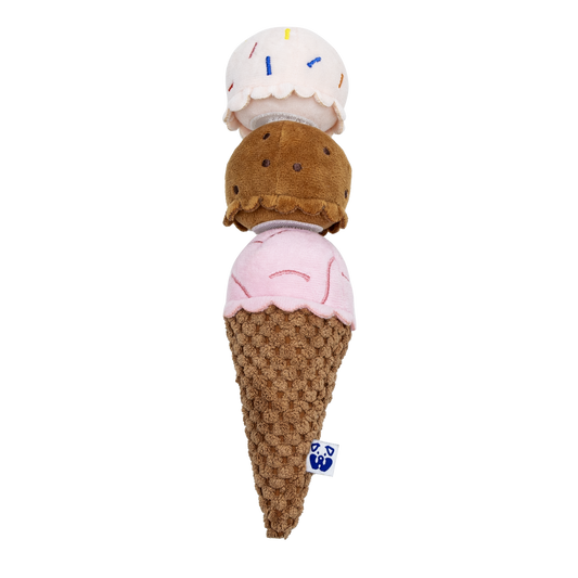 Pawty Dog Toys Ice Cream Plush Toy
