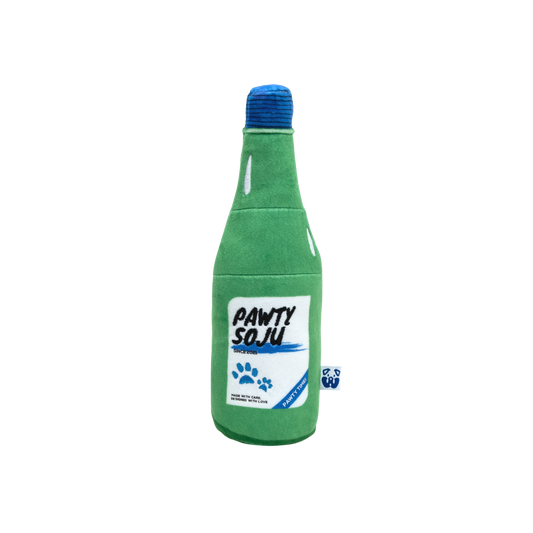 Pawty Dog Toys Korean Soju Plush Toy