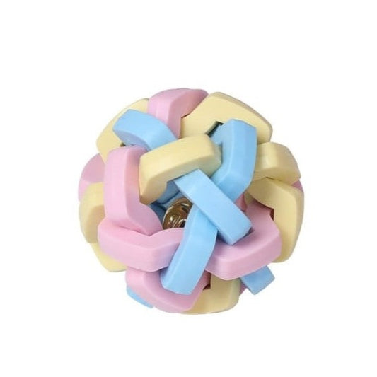 Pet Toon Dental chew Toy with Bell Bone Tube Bone for Dogs