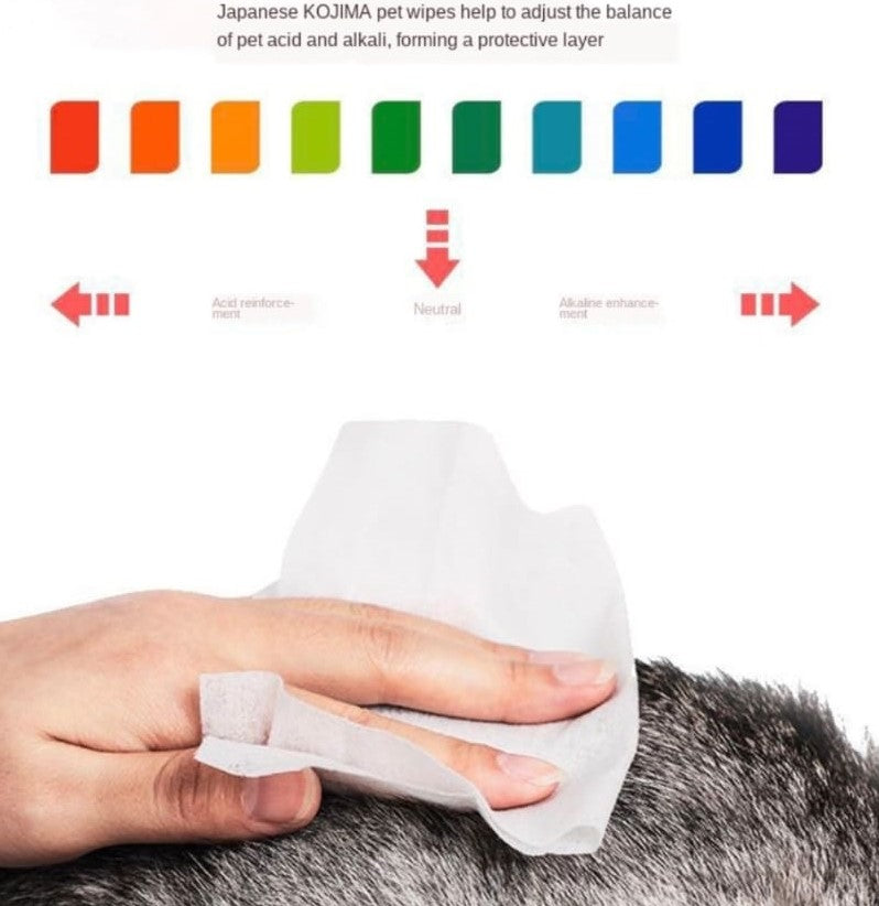 Kojima Pet Wet Wipes 80 pcs